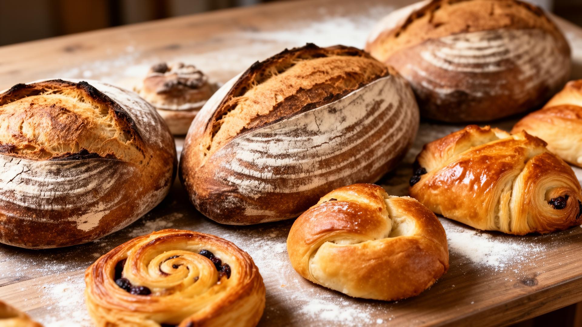 Złoty croissant z Pracowni Kania w Lublinie
